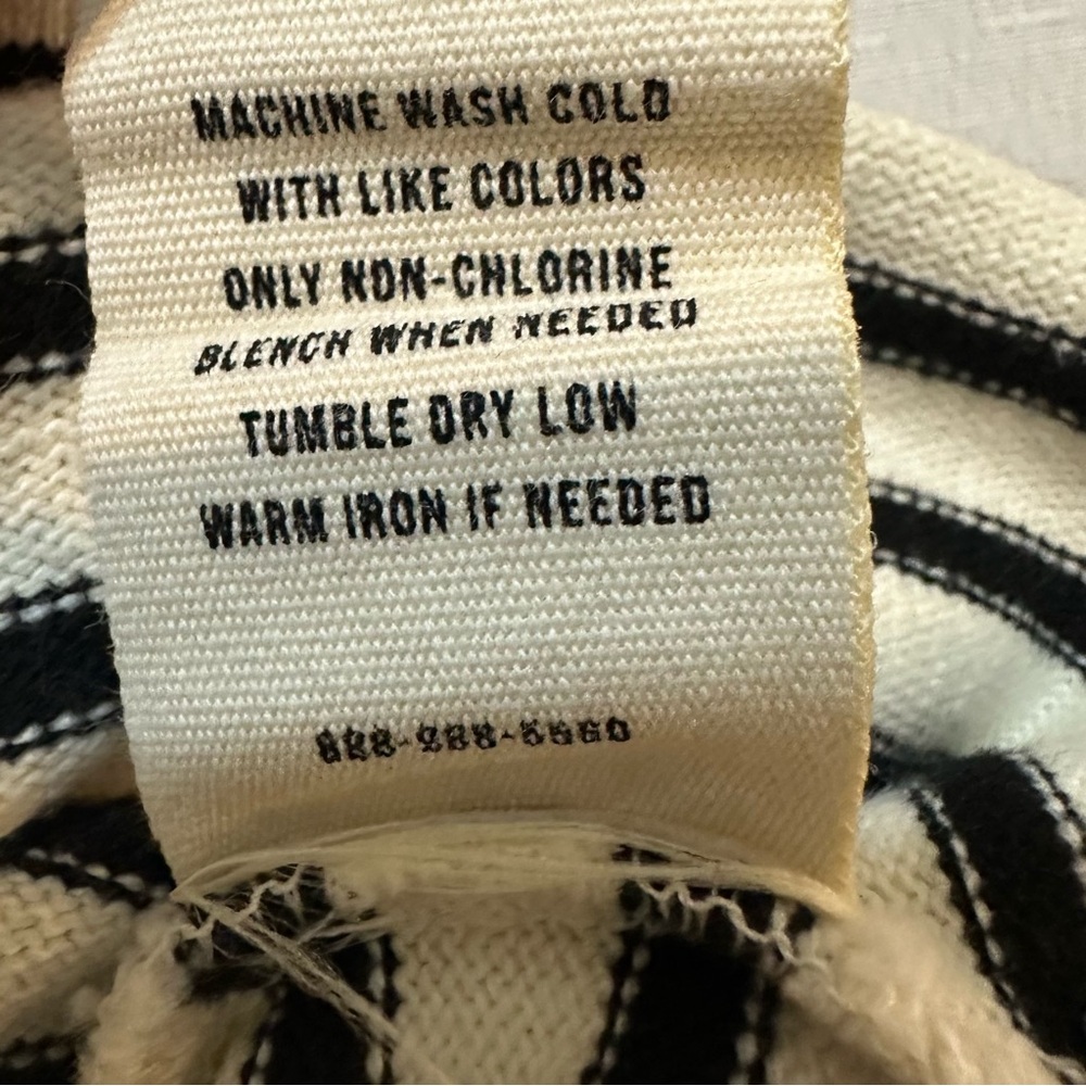 Buck Mason Striped Long Sleeve Tee Size Small - Picture 4 of 12